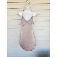 NWT Lottie Moss Mini Dress Size Small Mauve/ Gold In Color