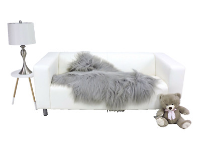 GIANT SHEEPSKIN RUG ICELANDIC SHEEPSKIN SHAG RUG AREA RUG FLUFFY RUG FUR RUG 270