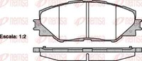 Remsa BremsbeläGe Bremsbelegsatz Vorne Passend FüR Toyota Auris