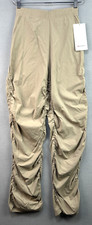 Lululemon Dance Studio Pant XS Slim-Fit High-Rise Flared Sheer Oak LW5GUVS 118