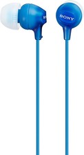 Sony MDREX15AP In-Ear Earbud Headphones with Mic, Blue lot of 2 