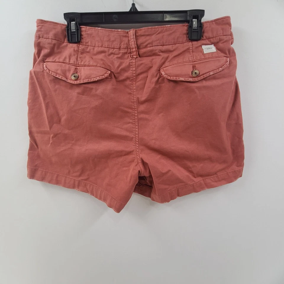 Pantalones Cortos American Eagle Flex Bolsillos Frontales Planos Naranja Para Hombre Talla 32 Informales Preppy Foto 4 de 4