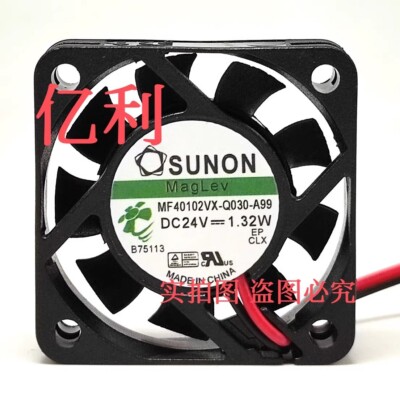 SUNON MF40102VX-Q030-A99 DC24V 1.32W 2-Wire Axial Fan