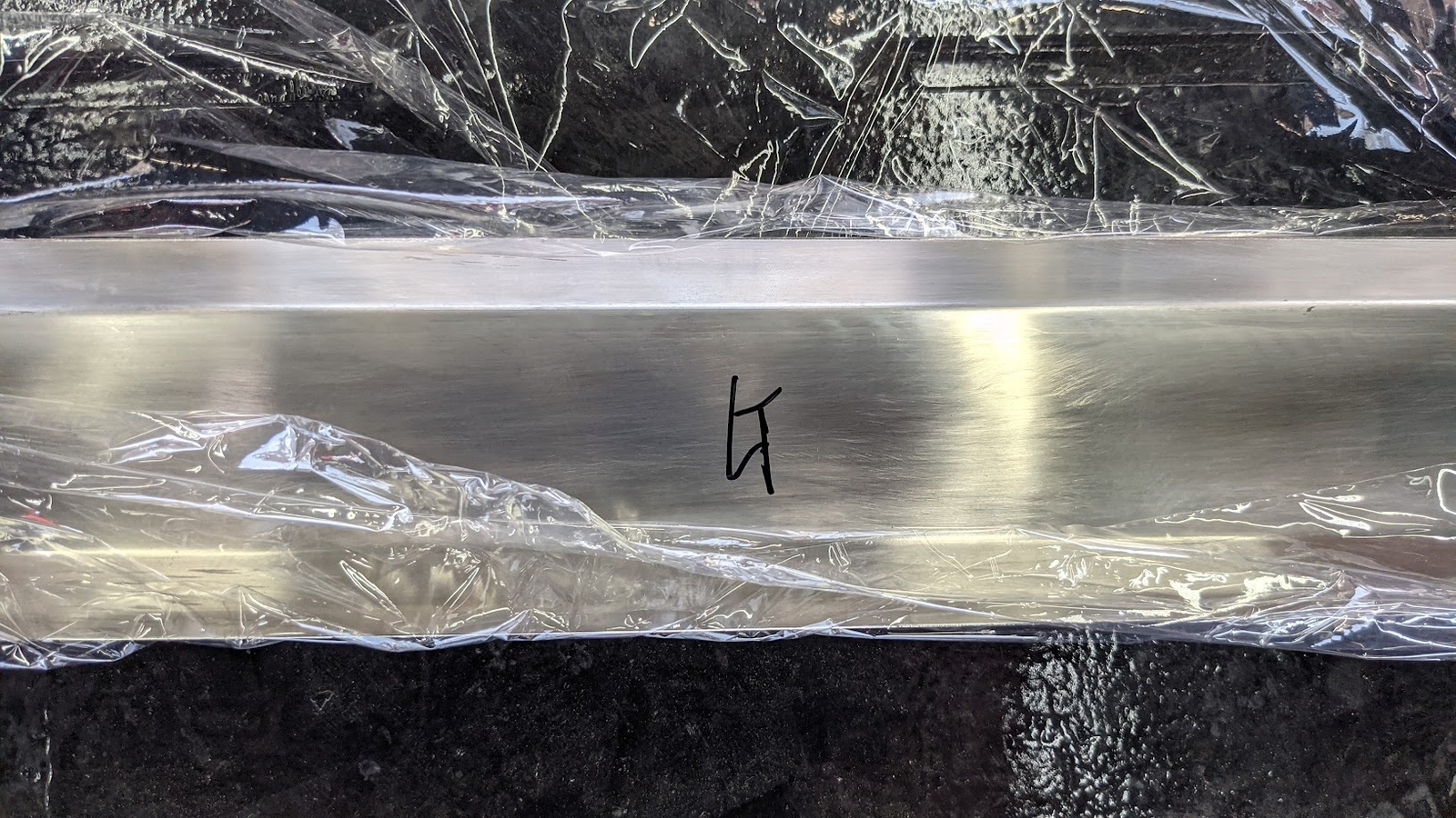FERRARI 308 GTSi DOOR OPENING SILL STAINLESS PLATE 60419603 REBUILT LT