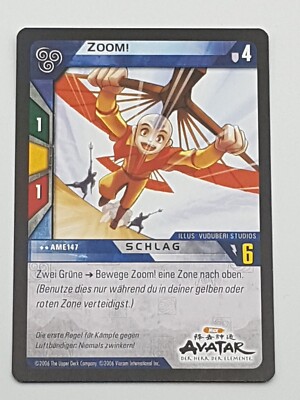 Quickstrike Avatar TCG Einzelkarte Zoom! bespielt