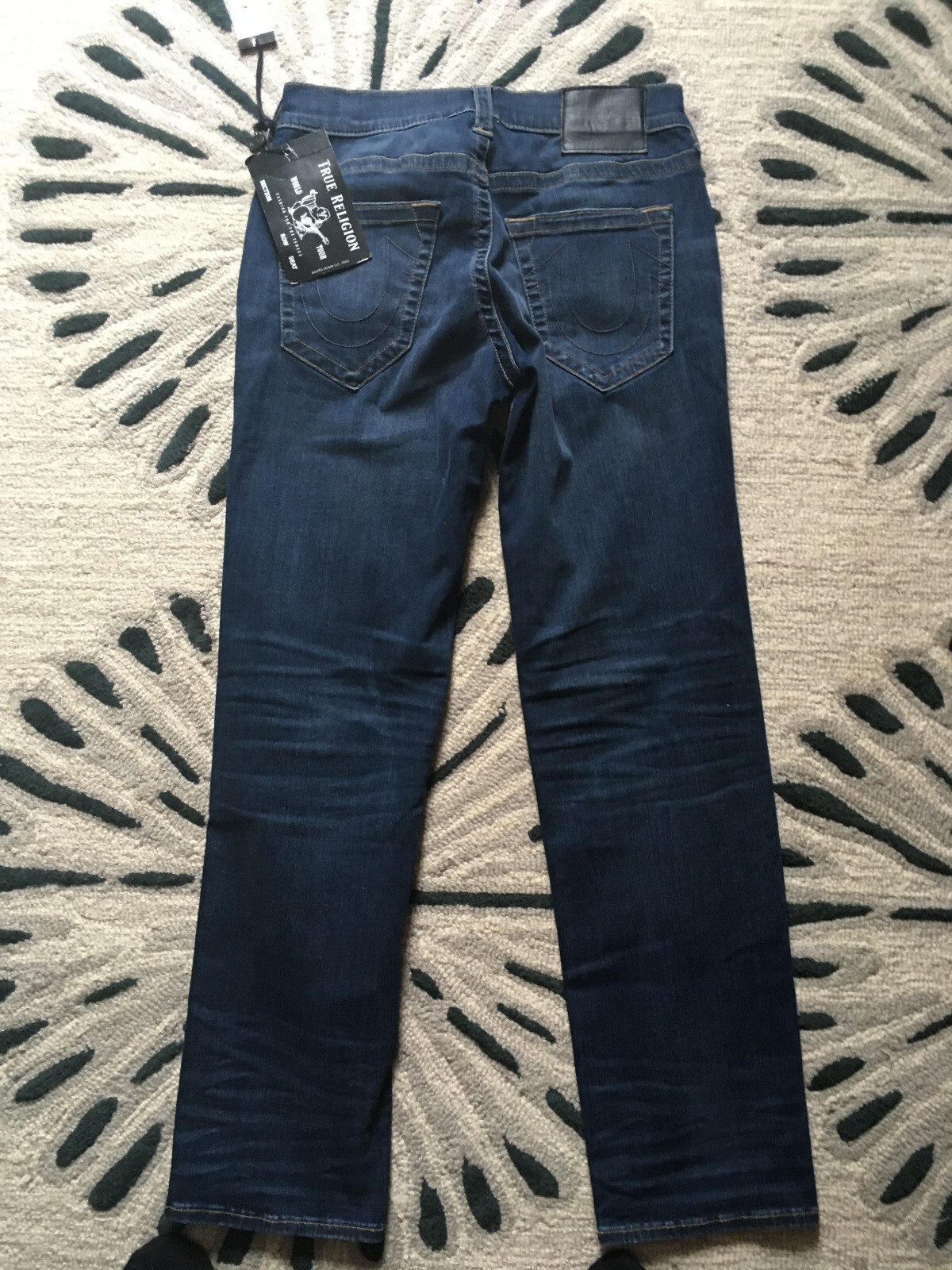 True Religion Devin Straight Fit Blue Jeans. Size 29W 32L. Brand New. RRP £159. image 2