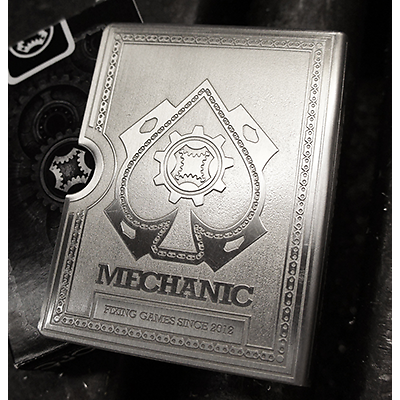 Card Guard metal by Mechanic Industries sleeve case playing deck Magic  steampunk