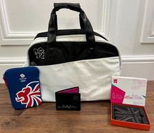 Official London Olympics 2012 Team GB Bundle White Leather Holdall Wallets Etc