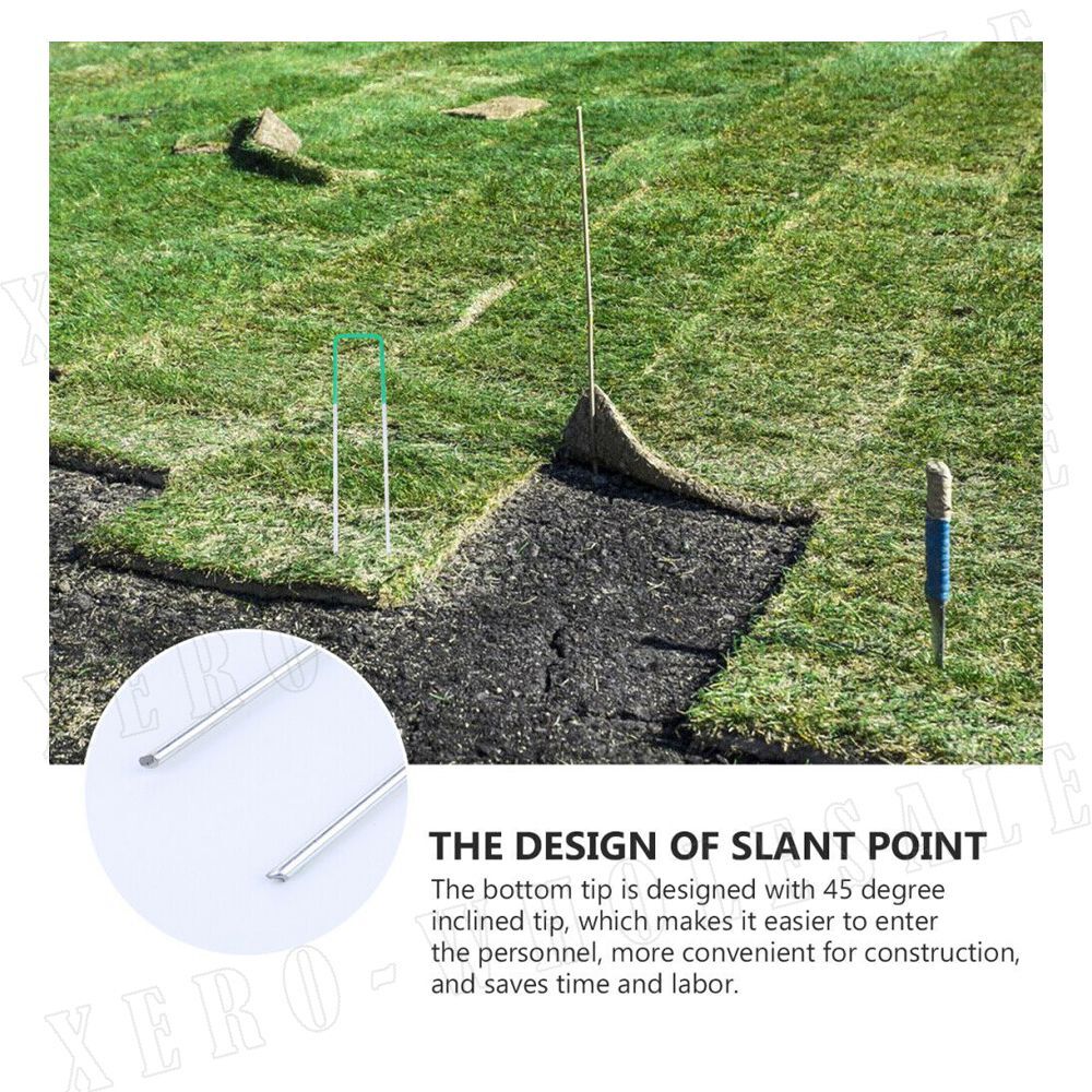 Primeturf Synthetic Artificial Grass Pins Fake Lawn Turf Weed Mat U