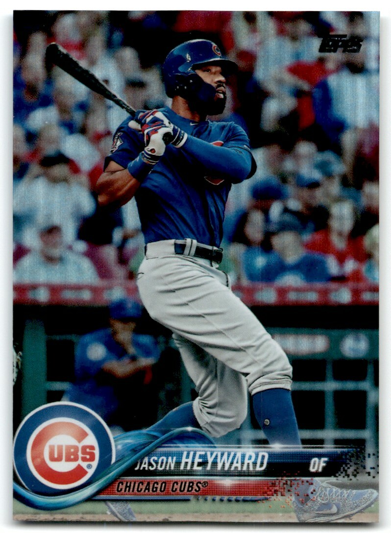2018 TOPPS RAINBOW FOIL JASON HEYWARD CHICAGO CUBS #691