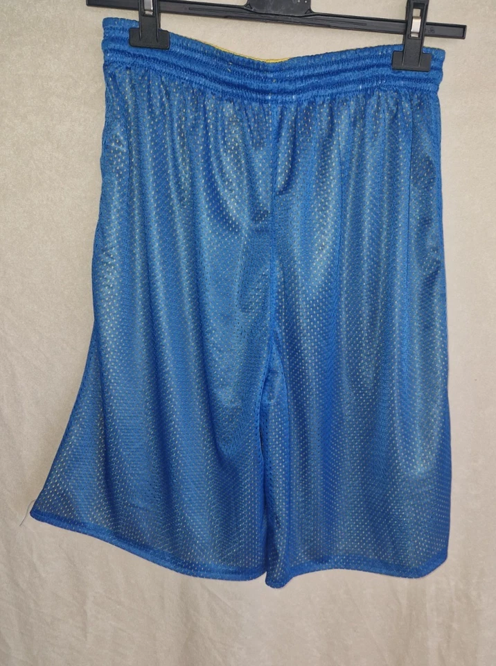 Wilson Basketball  Shorts - Blau/Gelb - vintage-Shiny -Gr. M--RAR - Bild 2 von 4