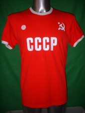 Russland CCCP S M L XL Fußball Shirt New Jersey Fußball Fan UdSSR Top Baumwolle Retro