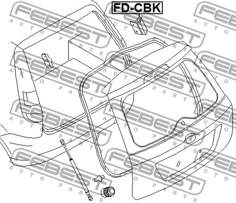 FD-CBK FEBEST Bumper for FORD,FORD ASIA & OCEANIA,FORD USA