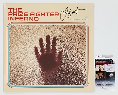 CLAUDIO SANCHEZ SIGNED PRIZE FIGHTER INFERNO LP RECORD JSA CERT