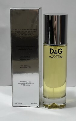 D & G Dolce & Gabbana Masculine 3.4 Fl. Oz Eau De Toilette Spray