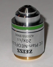 ZEISS EC PLAN NEOFLUAR 20X OBJECTIVE INFINITY CORRECTED