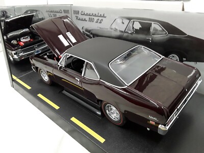 Altaya 1 18 Miniature GMP 1/18 - Chevrolet Nova SS 350 - Burgundy 