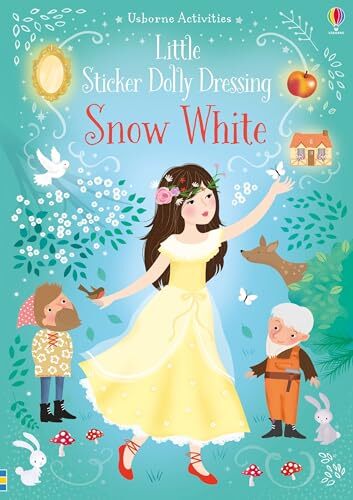 Little Sticker Dolly Dressing Snow White by Fiona Watt (Paperback Book) - Image 2