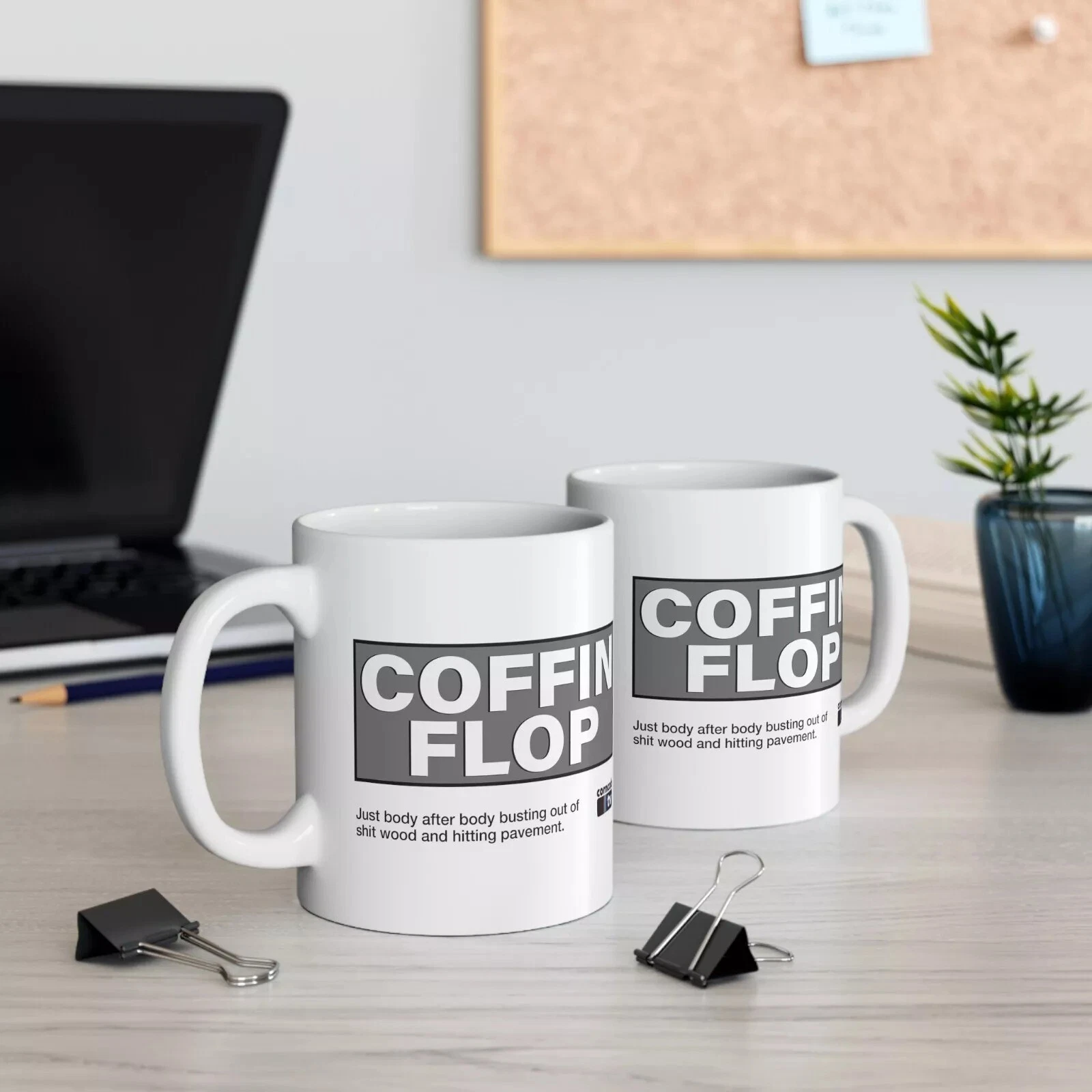 Think You Should Leave Coffin Flop Coffee Mug, Funny Tim Robinson Cup