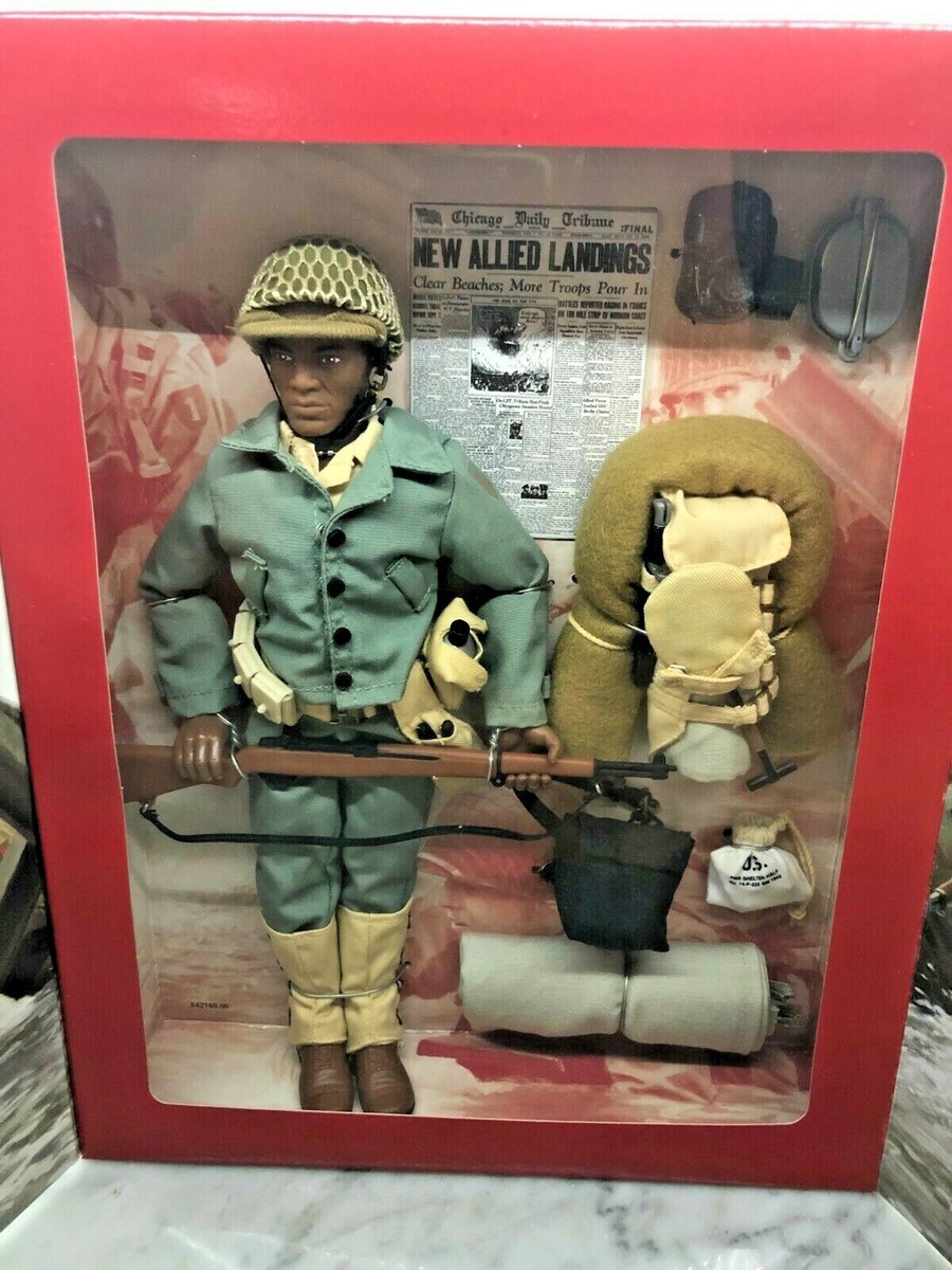 ミリタリー GI JOE   CLASSIC COLLECTION D-DAY 1997 GI Joe Classic Collection D-Day Salute African-American