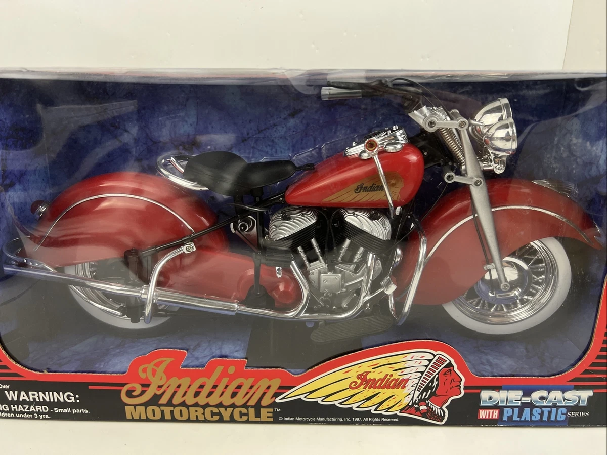 Indian Motorcycle red 1:6 Scale Die Cast Cruiser Indian Chief NIB