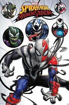 Spider-Man Spider-Verse Venom Venom-Verse Poster Canvas Gabriele Dell'Otto Art 