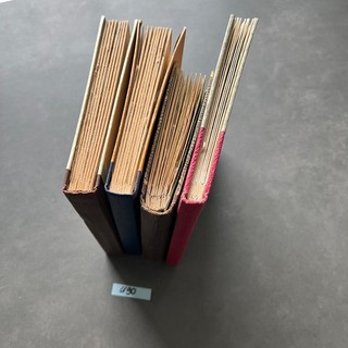 4x Briefmarken Weltweit Sammlung Album 20. Jhd. 60 Seiten v90