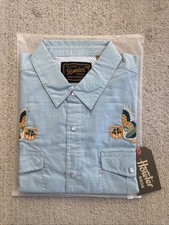 NEW Howler Bros Gaucho Snapshirt XLARGE XL Pelican Bird Blue Long Sleeve Fishing