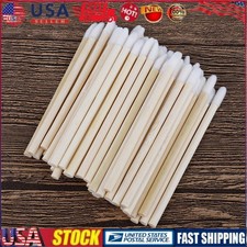 100PCS Disposable Lip Brushes for Gloss Lipstick Wands Applicator Makeup Tool