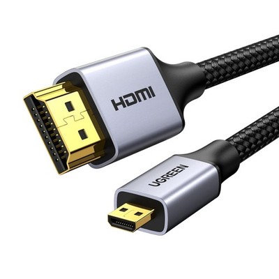 Micro HDMI Kabel 4K, HDMI 2.0, Ethernet, 3D, Full HD, HDR, Raspberry Pi