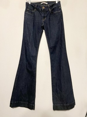 J Brand Love Story Low Rise Flare Jeans Bell Bottoms Women's 28x34.5 Y2K Retro
