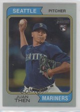 2023 Topps Heritage High Number Chrome Refractor 367/374 Juan Then #610 1i7n