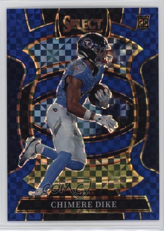 2025 Panini Select Concourse Blue Prizm 110/249 Chimere Dike #27 1k6o