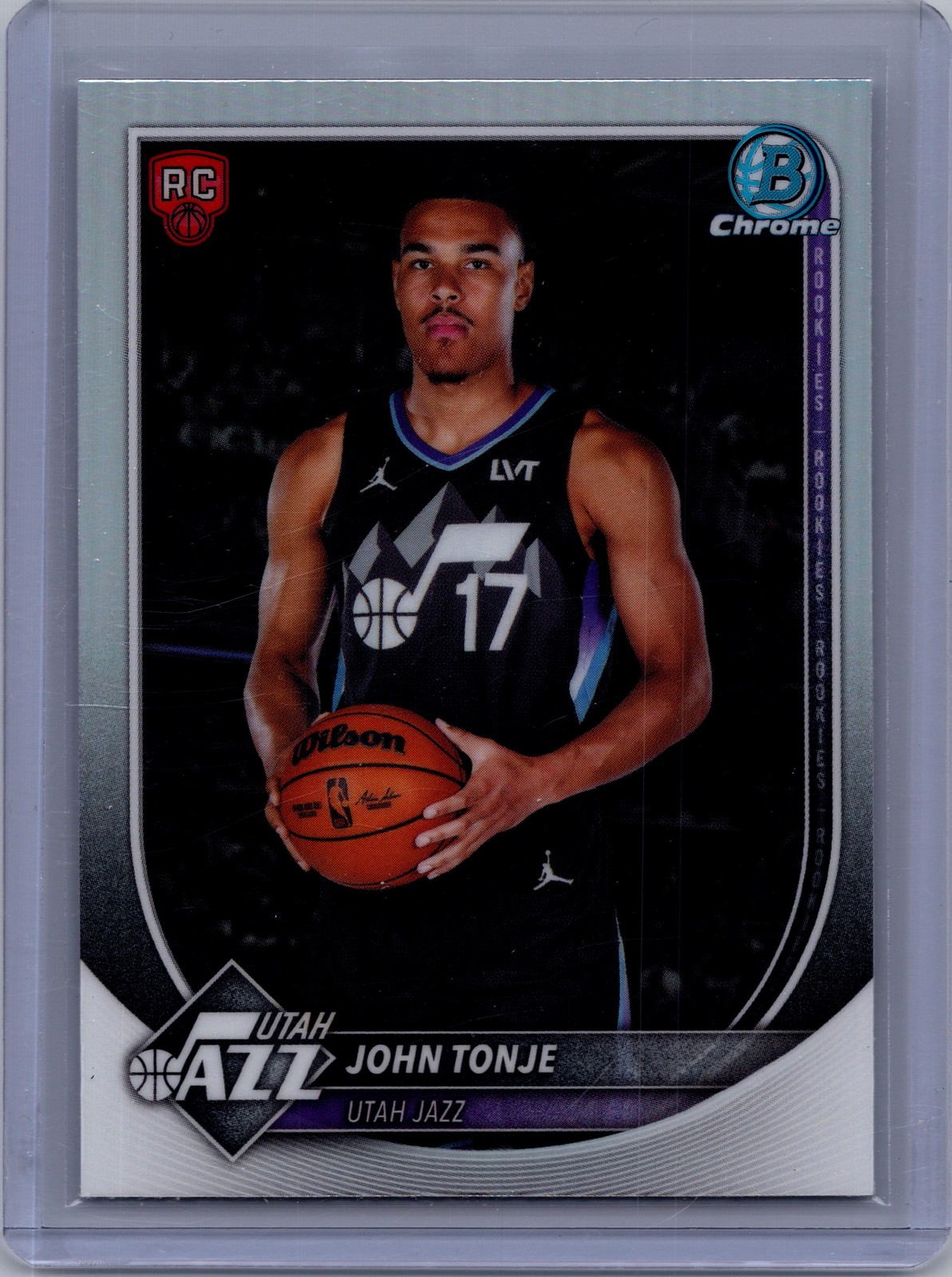 John Tonje #BRR-49 2025-26 Bowman Basketball Rookie Red RC Logo