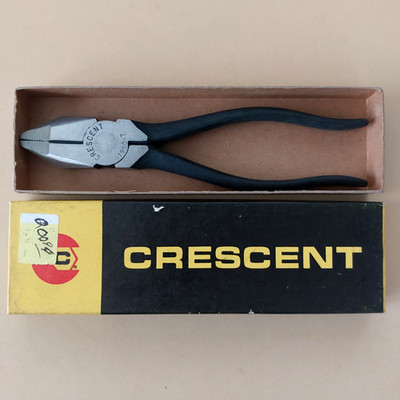 Crescent Tool Co. CRESTOLOY 7'' Lineman's Pliers 1950-7 Vintage U.S.A. NOS In Box