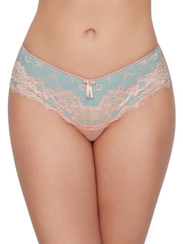 2XL - 18 Pour Moi Amour Brief Shorty Mid Rise Pretty Lace Womens Knickers 1503