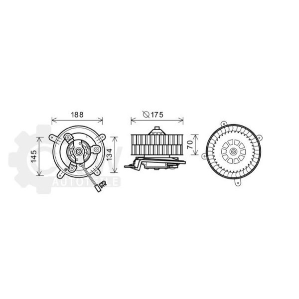 Elektromotor InnenraumgebläSe FüR Mercedes-Benz E-Klasse Pritsche/Fahrgestell-image