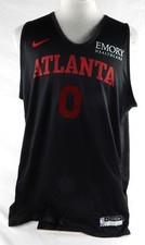 2024-25 Atlanta Hawks Dominick Barlow #0 Game Issued Used Practice Jersey 4