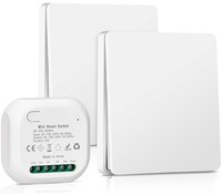 Funkschalter Funk Lichtschalter 230V, Kinetischer Batterieloser Funkschalter