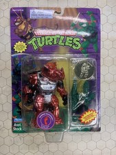 1995 Warrior Rocksteady Complete Playmates Rare TMNT Ninja Turtles BNiB Pristine