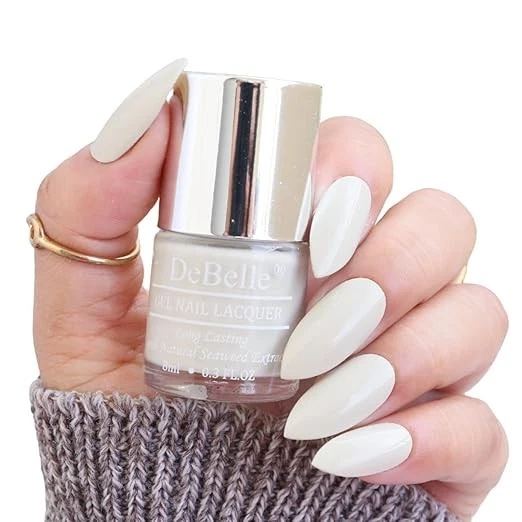 DeBelle Gel Glossy Finish Nail Polish Natural Blush, 8Ml - Enriched With Natural