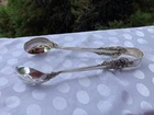 Beautiful Vintage Extra Large Wallace Grande Baroque Sterling Ice Serving Tongs