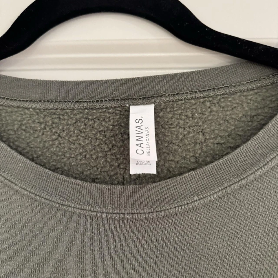 Sudadera Verde Oscuro Bella Lona Montana Cuello Redondo - TALLA XL Foto 4 de 4