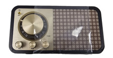 Hearth  Hand Magnolia Bluetooth AM/FM Radio Wood /Brass Brown Model: Joaqim