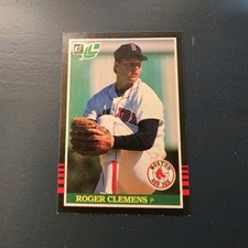 Roger Clemens #99 Boston Red Sox 1984 Donruss & 1985 Leaf Baseball Cards