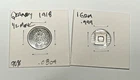 1 Gram Geiger Silver Bar .999 Silver & 1918 Germany 1/2 Silver Mark