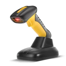 Industrial Bluetooth QR Barcode Scanner, IP67 Waterproof & 7M Drop Proof, 1.3...