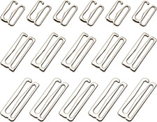 Metal Bra Strap Hooks for Sewing Bikini Halter Tops Bathing Suit Clips Lingerie