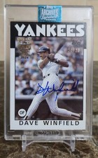 Dave Winfield 21/23 2024 Topps Archives Signature Series Autograph Auto 1986