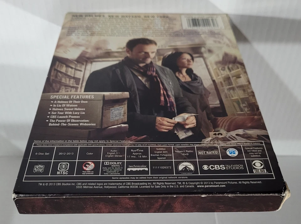Elementary: Season 1 (6-Disc, DVD, 2012-2013) Johnny Lee Miller & Lucy Liu - Image 4 of 4